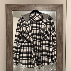 H&M Hooded Flannel